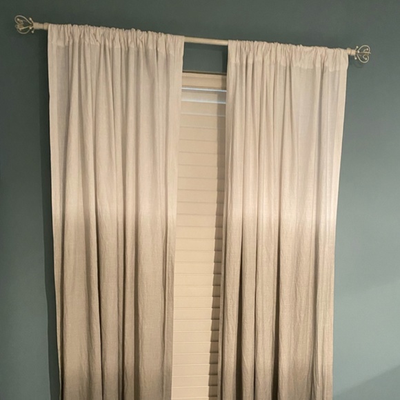 Threshold Gray Ombre 4 Curtain Panels 52"W X 84" L - Picture 2 of 5